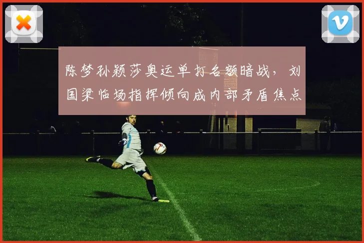 陈梦孙颖莎奥运单打名额暗战,刘国梁临场指挥倾向成内部矛盾焦点